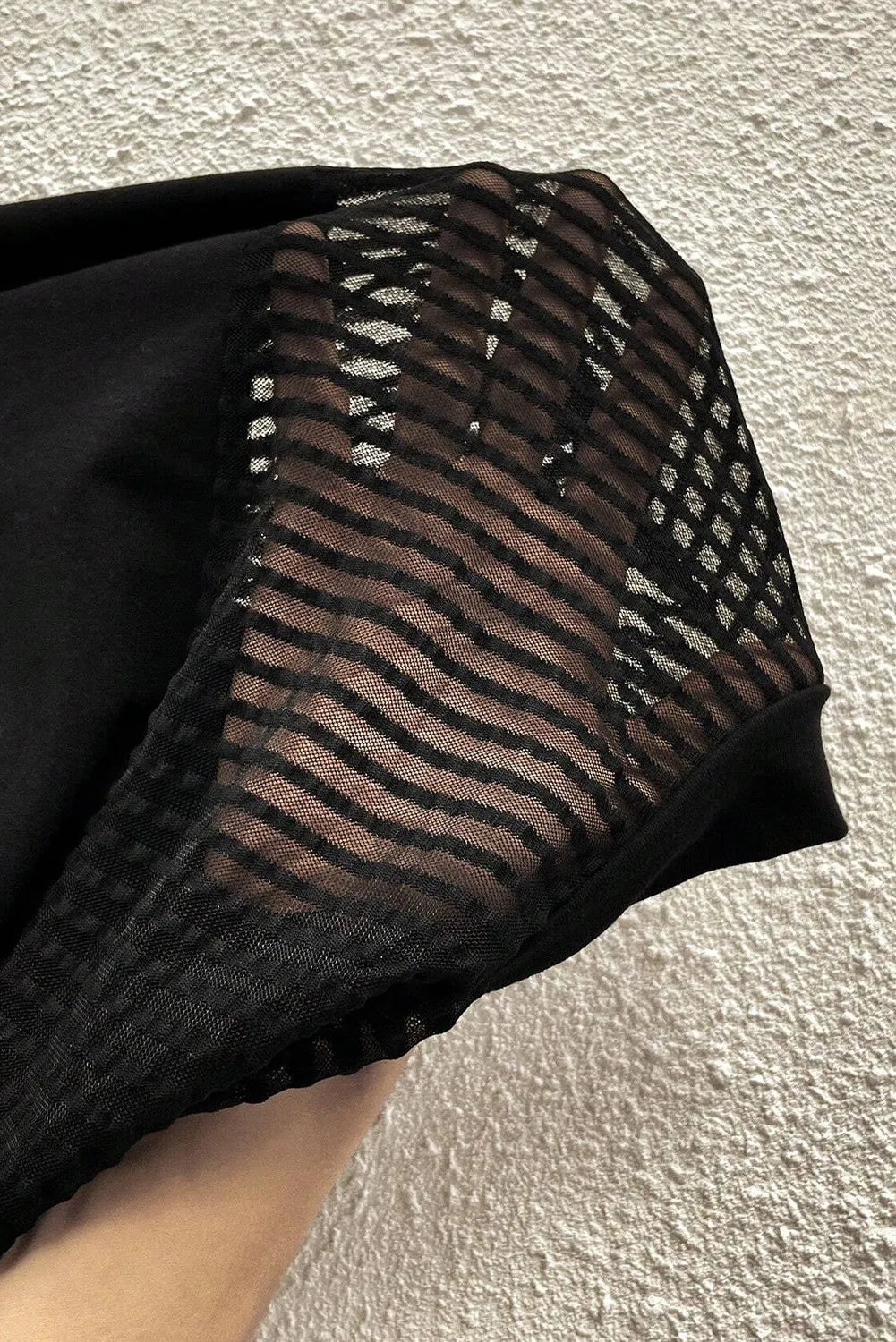 Mock Neck Long Sleeve Blouse 