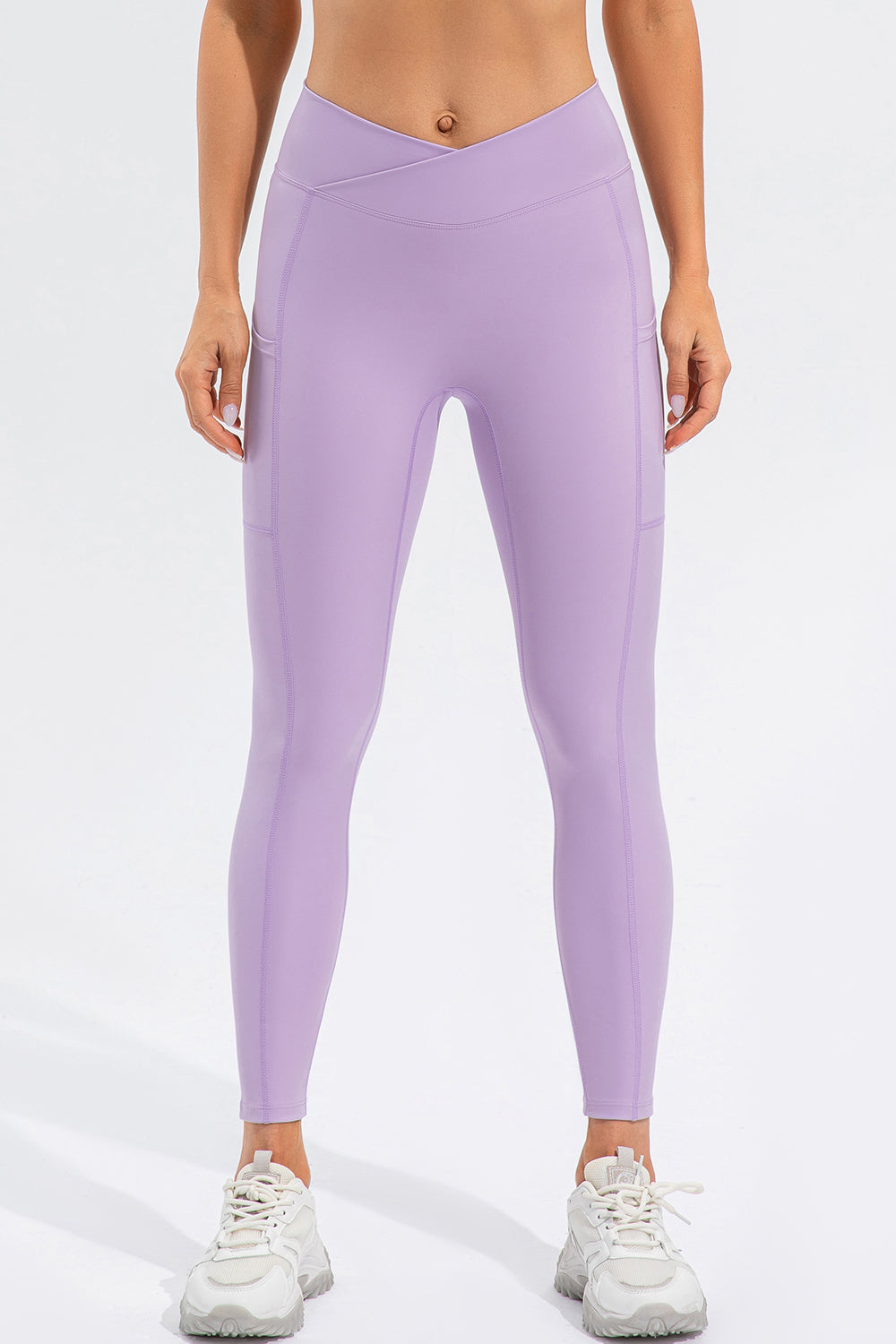 High Waist Active Leggings with Pockets 