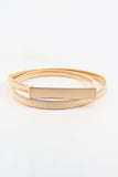Elastic Iron Skinny Belt 