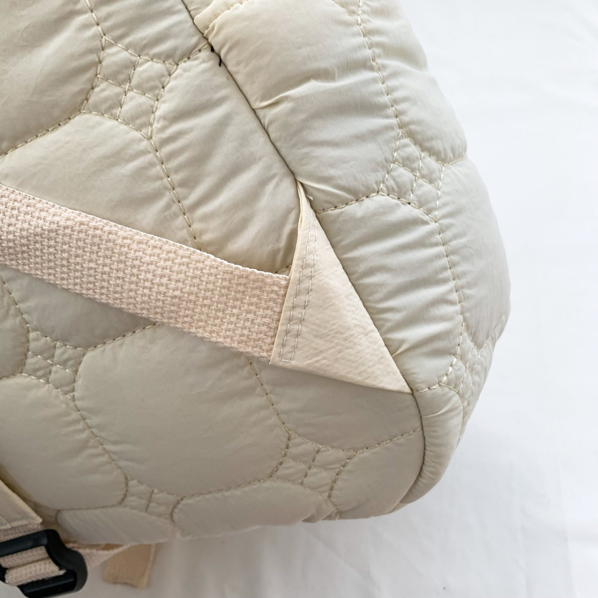 Quilted Polyester Backpack Bag 