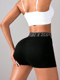 High Waist Active Shorts 