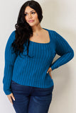 Basic Bae Full Size Ribbed Long Sleeve T-Shirt 