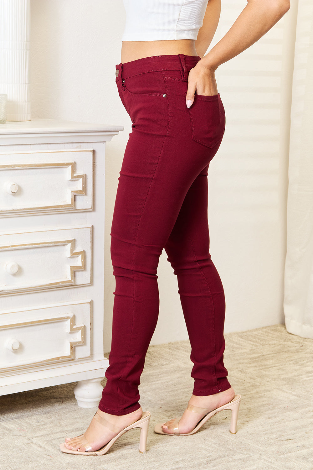 YMI Jeanswear Skinny Jeans with Pockets 