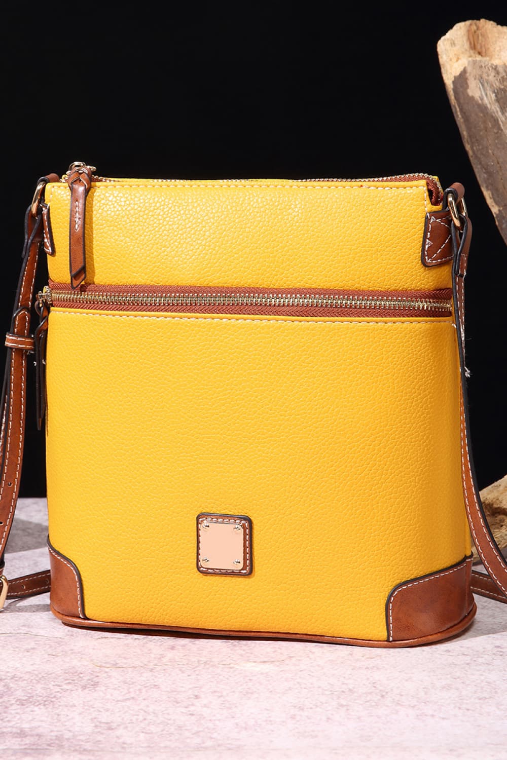 PU Leather Crossbody Bag 