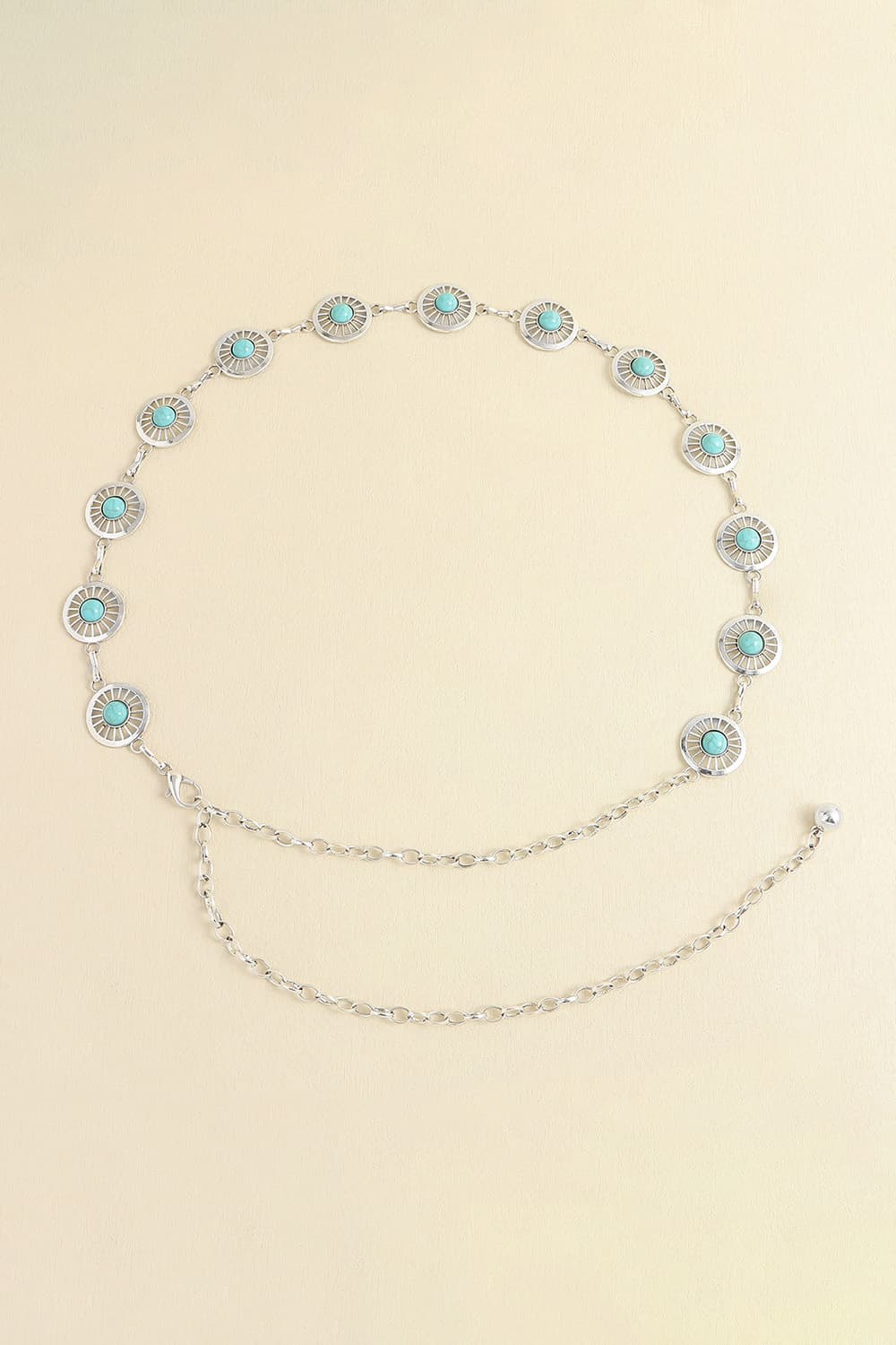 Vintage Turquoise Alloy Belt 