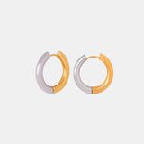 18K Gold-Plated Huggie Earrings 