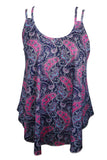 Shiny Scoop Neck Double-Strap Cami 
