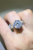 5 Carat Moissanite 925 Sterling Silver Ring 