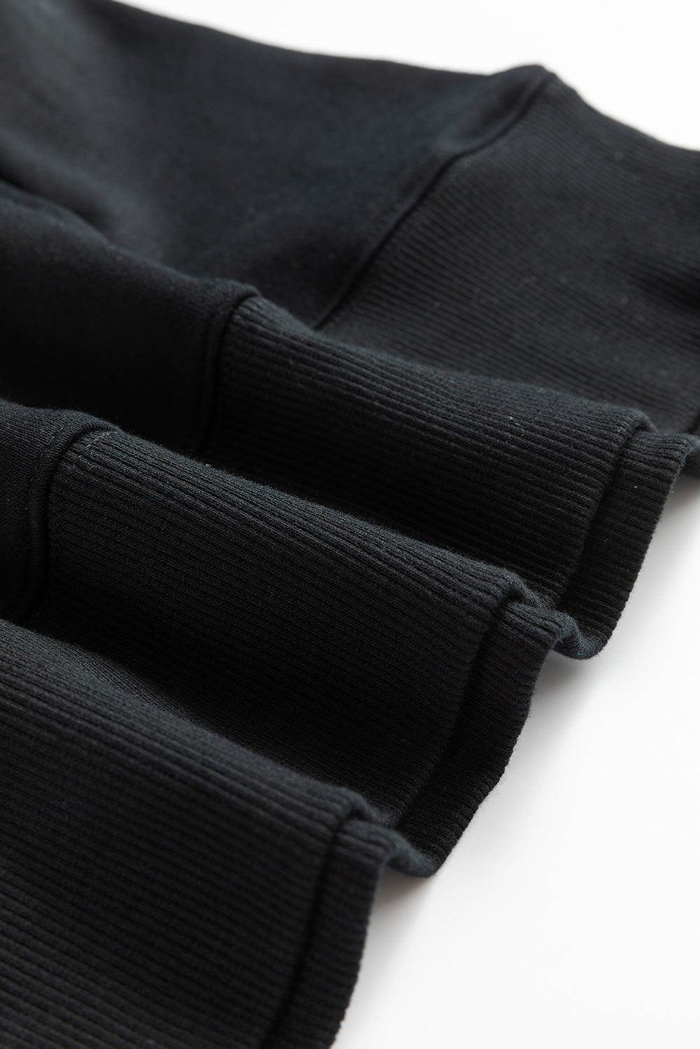 Solid Color Round Neck Long Sleeve Sweatshirt 