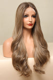 13*2" Lace Front Wigs Synthetic Long Wave 26" 150% Density in Golden Brown 