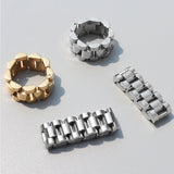 Plated Titanium Steel Ring 