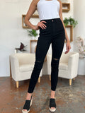 Judy Blue Full Size Distressed Tummy Control High Waist Skinny Jeans 