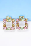 Geometrical Shape Zinc Alloy Dangle Earrings 