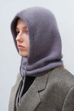 Drawstring Solid Color Thermal Knit Hat 