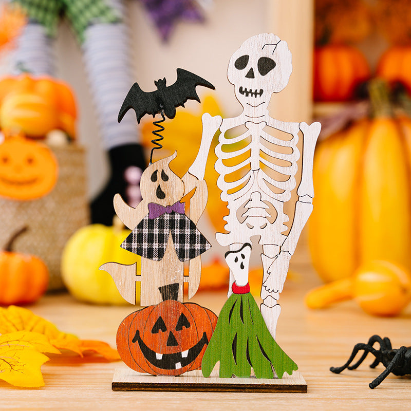 2-Piece Halloween Element Decor Ornaments 
