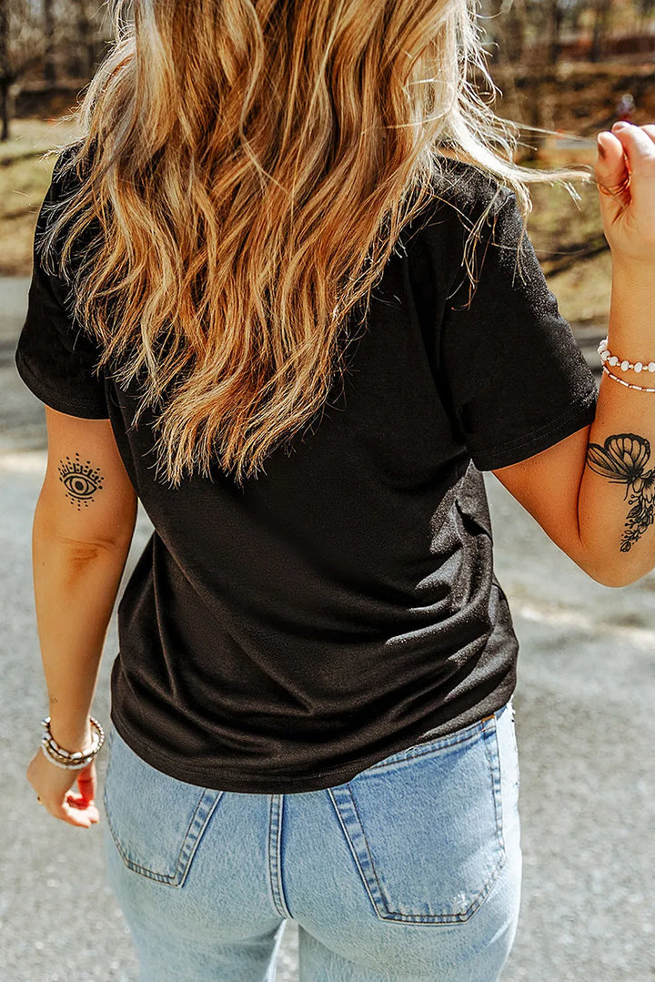 Full Size Ghost Round Neck Short Sleeve T-Shirt 