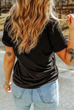 Full Size Ghost Round Neck Short Sleeve T-Shirt 