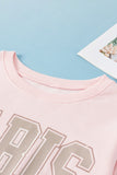 PARIS Round Neck Long Sleeve Sweatshirt 