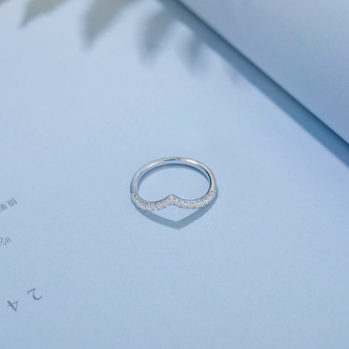 Moissanite 925 Sterling Silver Ring 