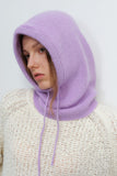 Drawstring Solid Color Thermal Knit Hat 