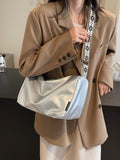 PU Leather Adjustable Strap Crossbody Bag 
