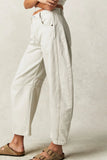 Wide Leg Jeans with Pockets 
