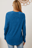 Basic Bae Full Size Ribbed Thumbhole Sleeve T-Shirt 