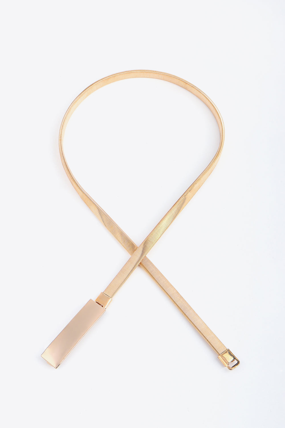 Elastic Iron Skinny Belt 