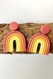 Rainbow Shape Dangle Earrings 