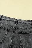 Slit Flare Jeans 