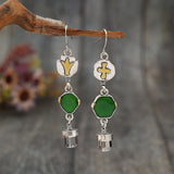 Alloy Asymmetric Earrings 