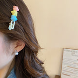 4 Piece Star Acrylic Hair Pin 
