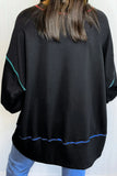 Pumpkin & Flower Graphic Long Sleeve Sweatshirt 