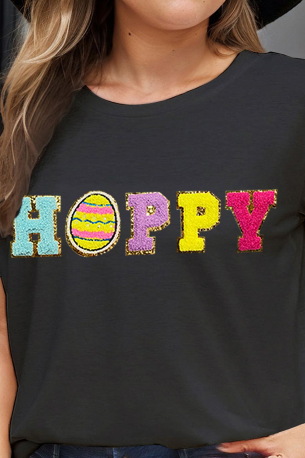 Plus Size Round Neck Short Sleeve T-Shirt 