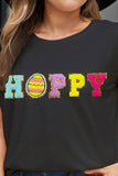 Plus Size Round Neck Short Sleeve T-Shirt 