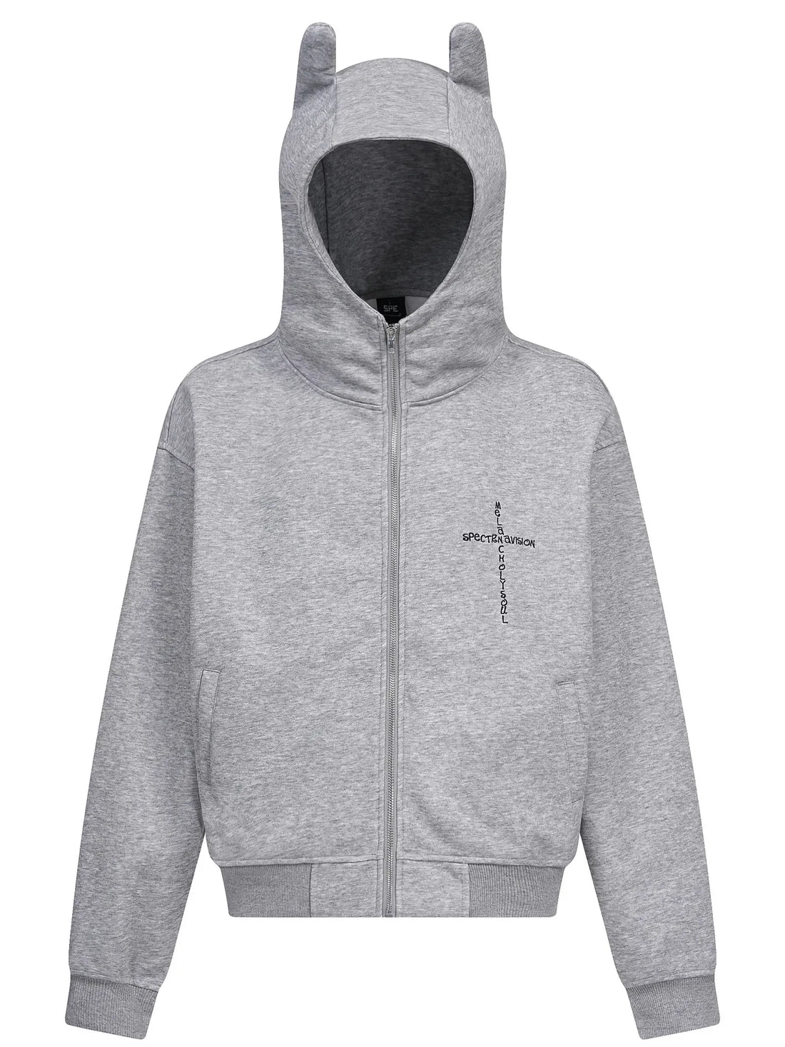 Men's Devil Horn Zip-Up Hoodie 