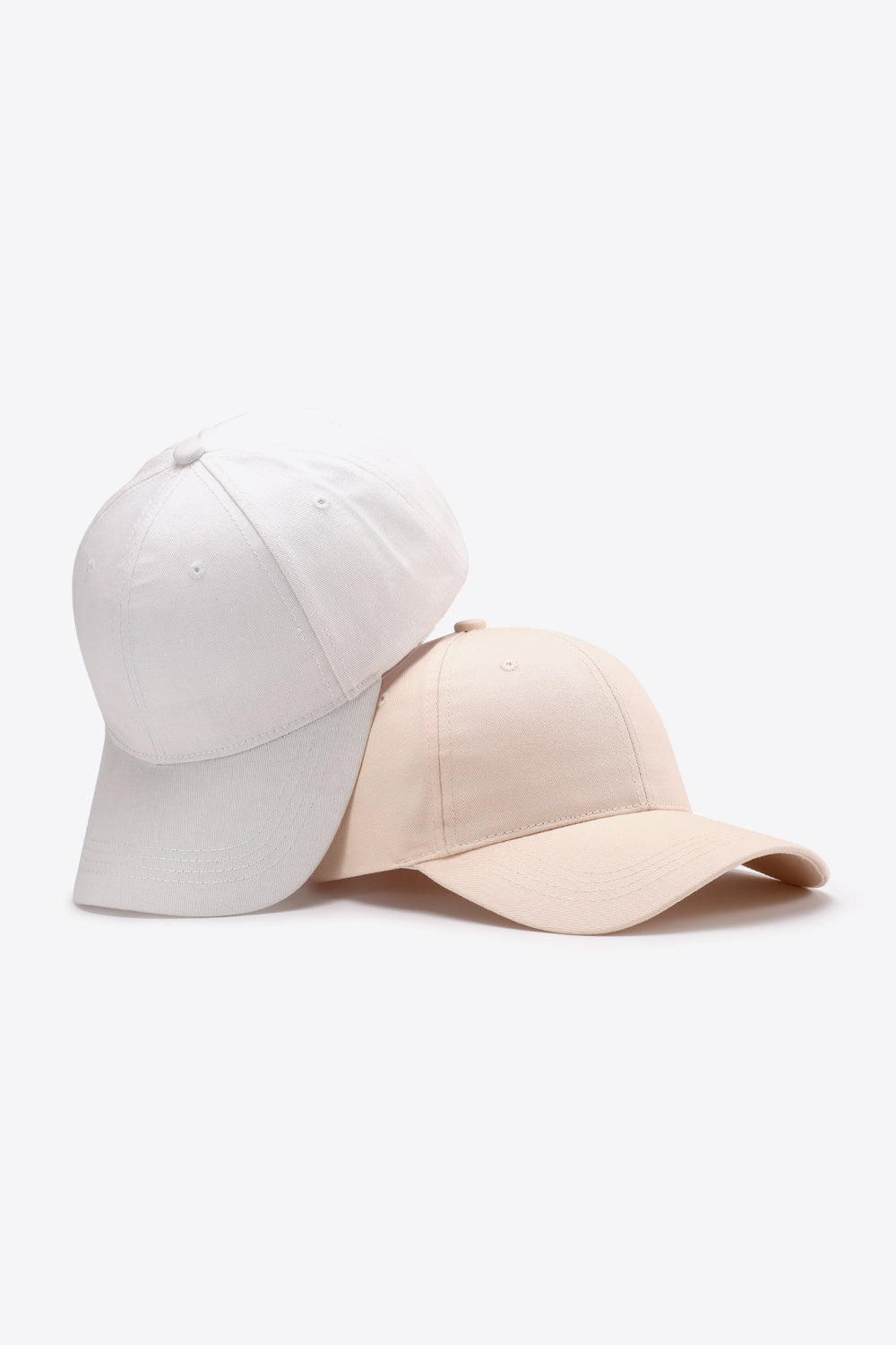 Plain Adjustable Cotton Baseball Cap 