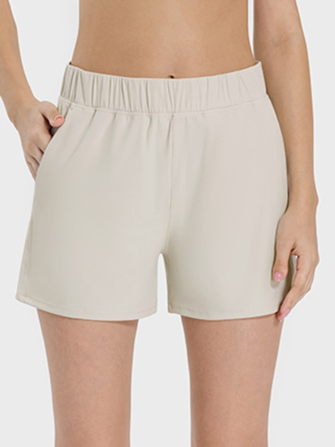 Millennia Elastic Waist Active Shorts 
