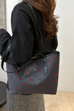 Bow Trim Polyester Tote Bag 