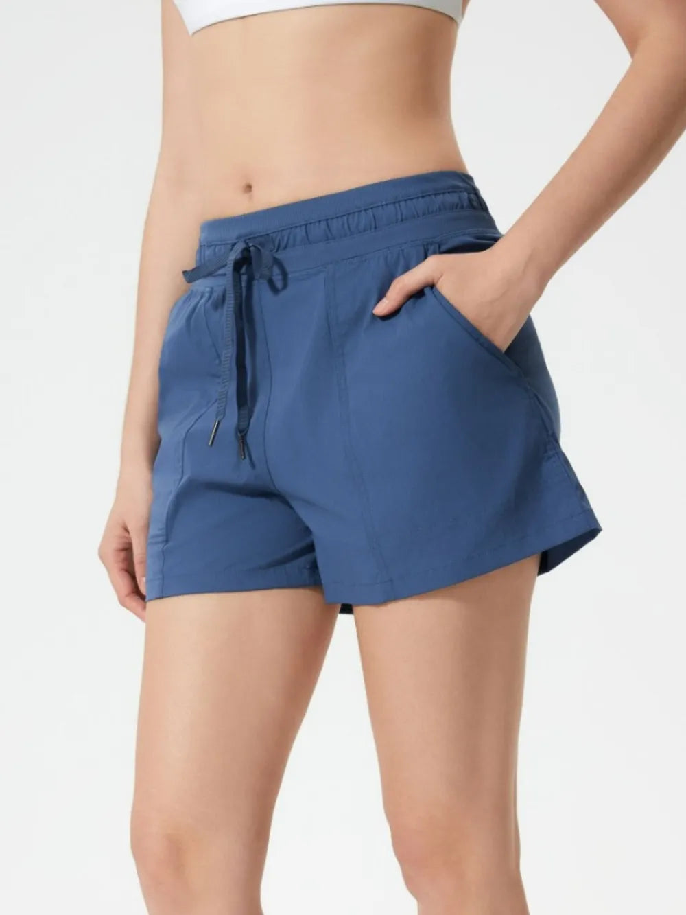 Millennia Drawstring Active Shorts with Pockets 