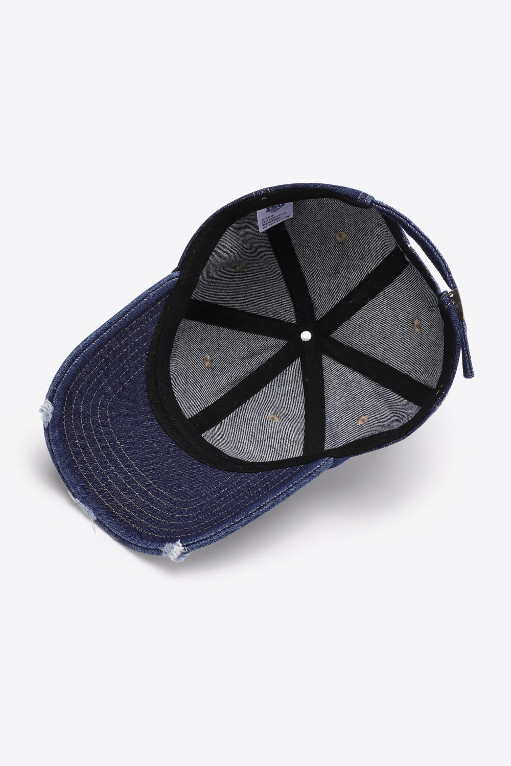Distressed Adjustable Baseball Cap 