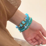 Resin Rice Bead Bracelet 