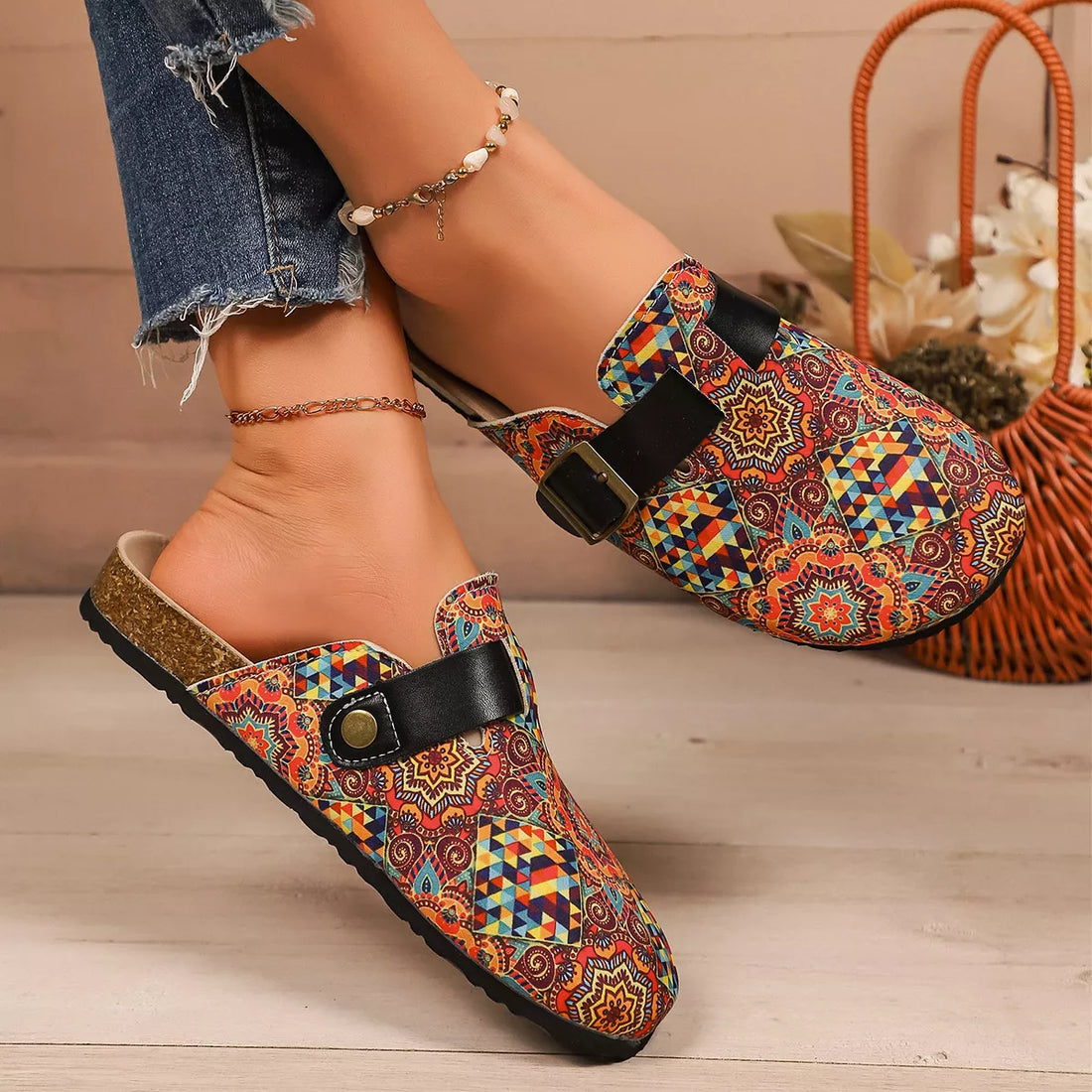 Round Toe Flats Slip-Ons 