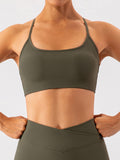 Spaghetti Strap Active Bra 