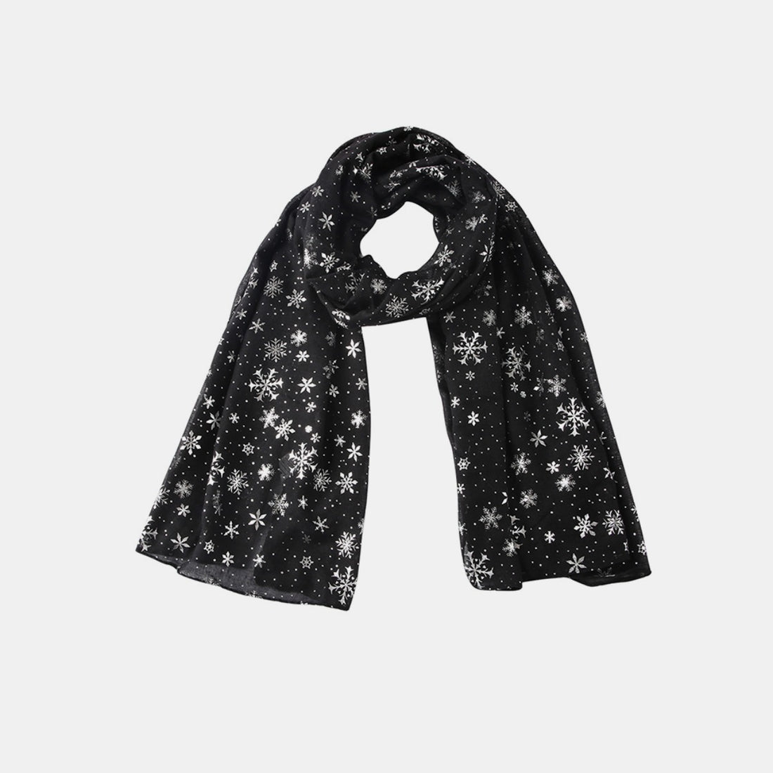 Thermal Snowflakes Polyester Scarf 
