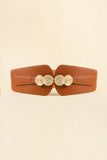 Alloy Buckle Elastic Belt 