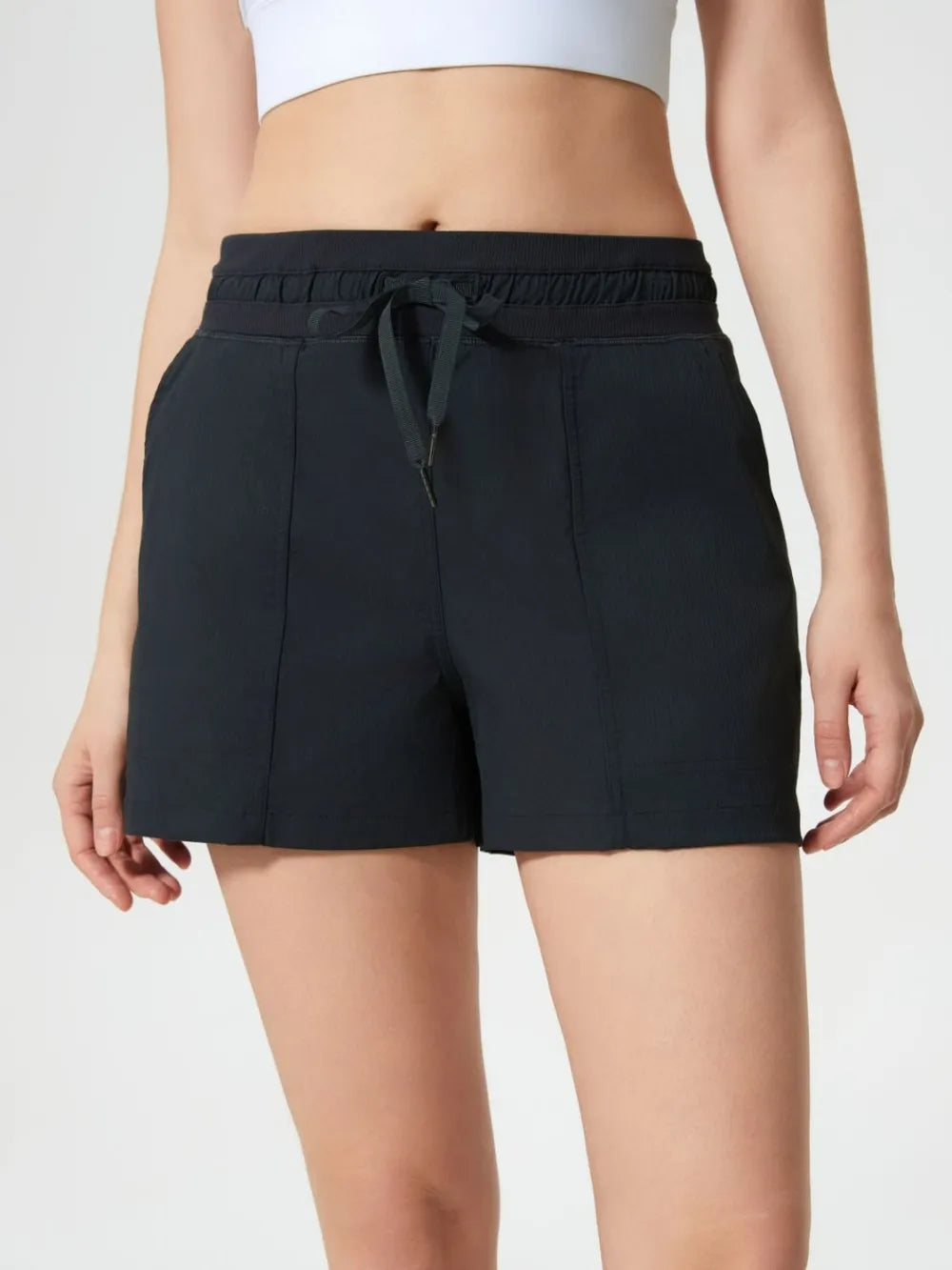 Millennia Drawstring Active Shorts with Pockets 