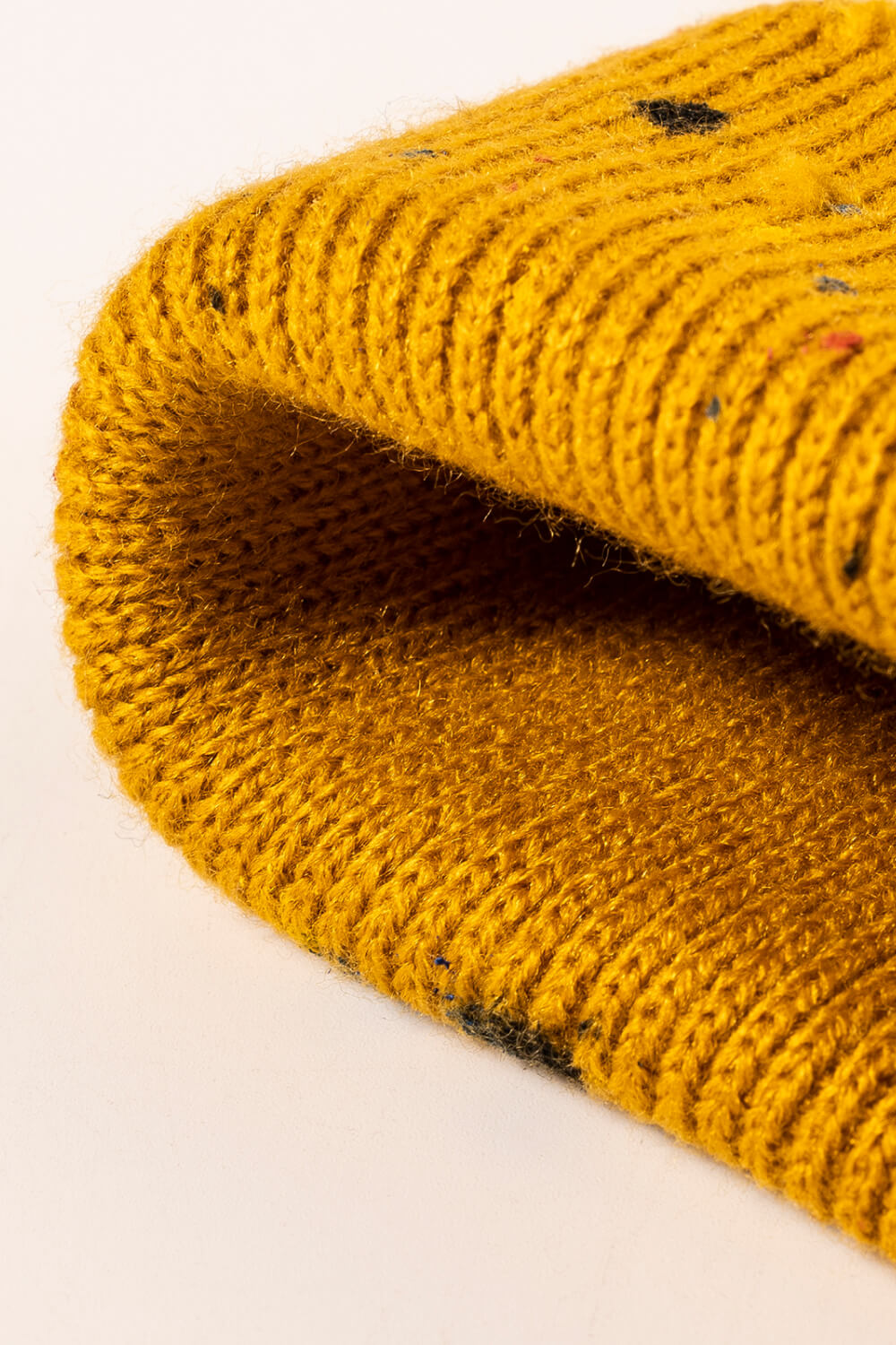 Confetti Rib-Knit Cuff Beanie 
