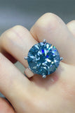 20 Carat Moissanite 925 Sterling Silver Ring Accessories