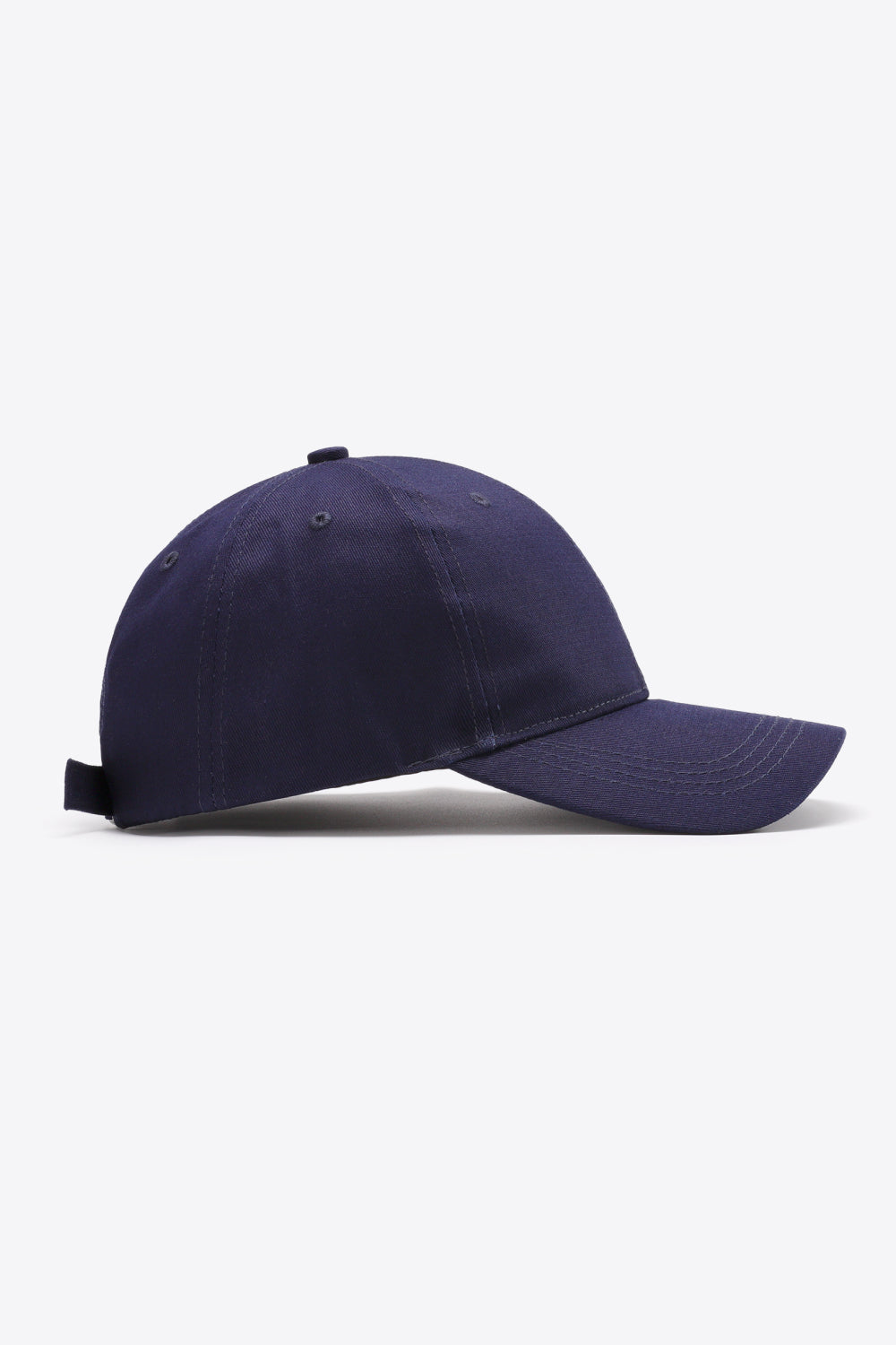 Plain Adjustable Cotton Baseball Cap 